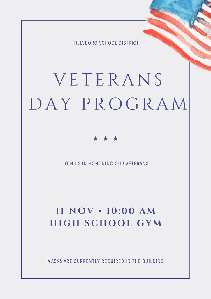 veterans day program