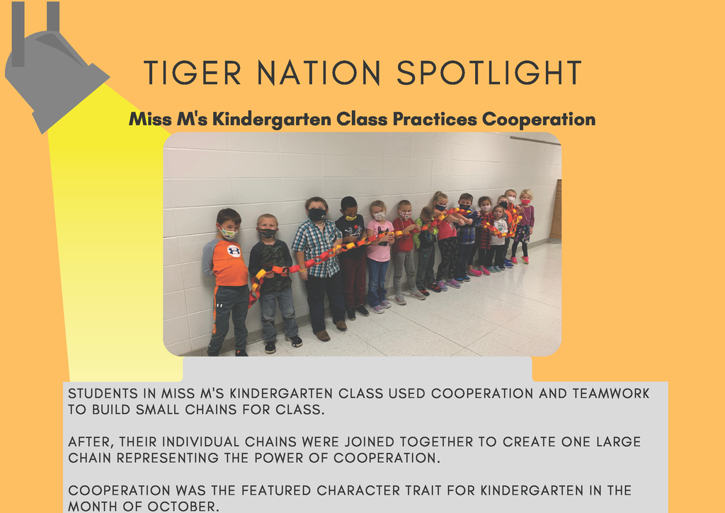 Kindergarten Class Practices Cooperation!