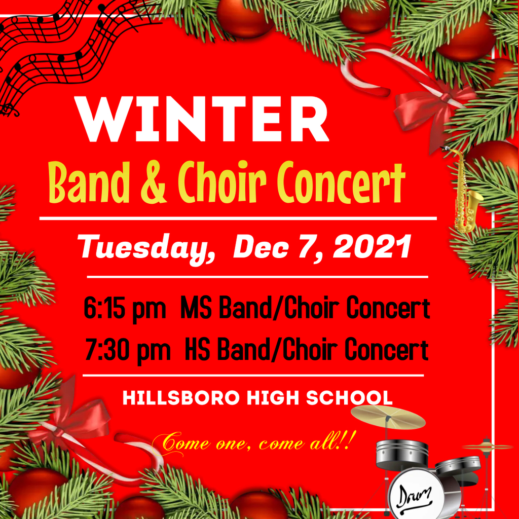 Winter Band and Choir Concert