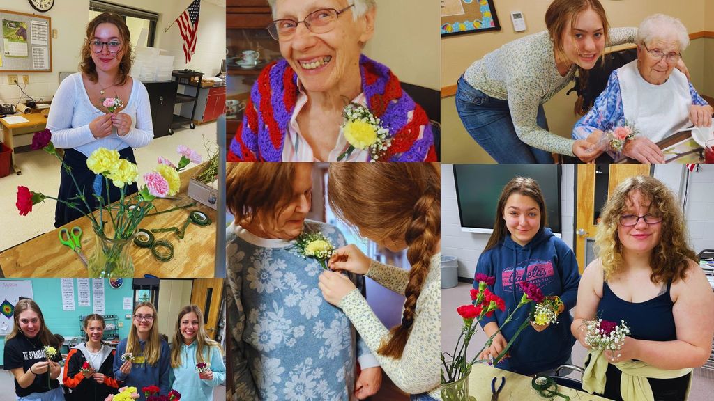 Mother's Day celebration for Milestone Senior Residents