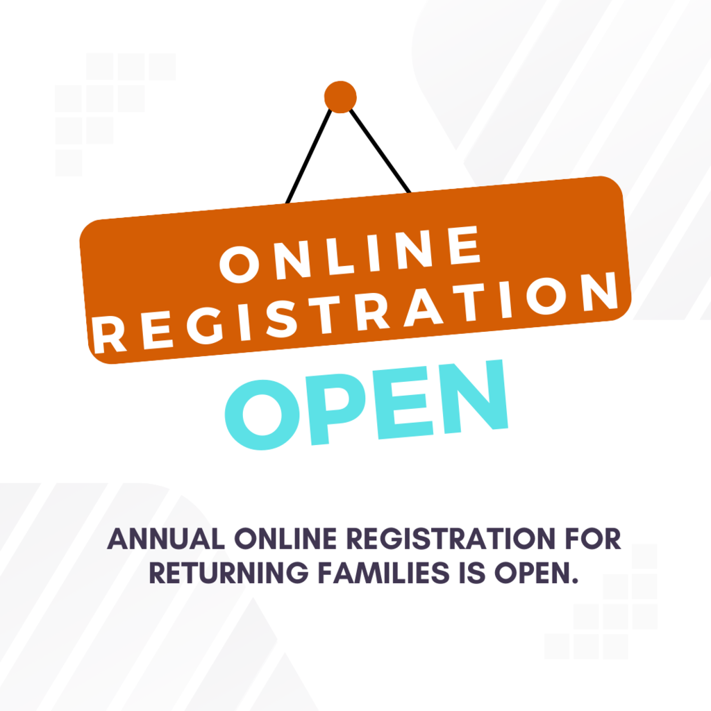 online registration open signage