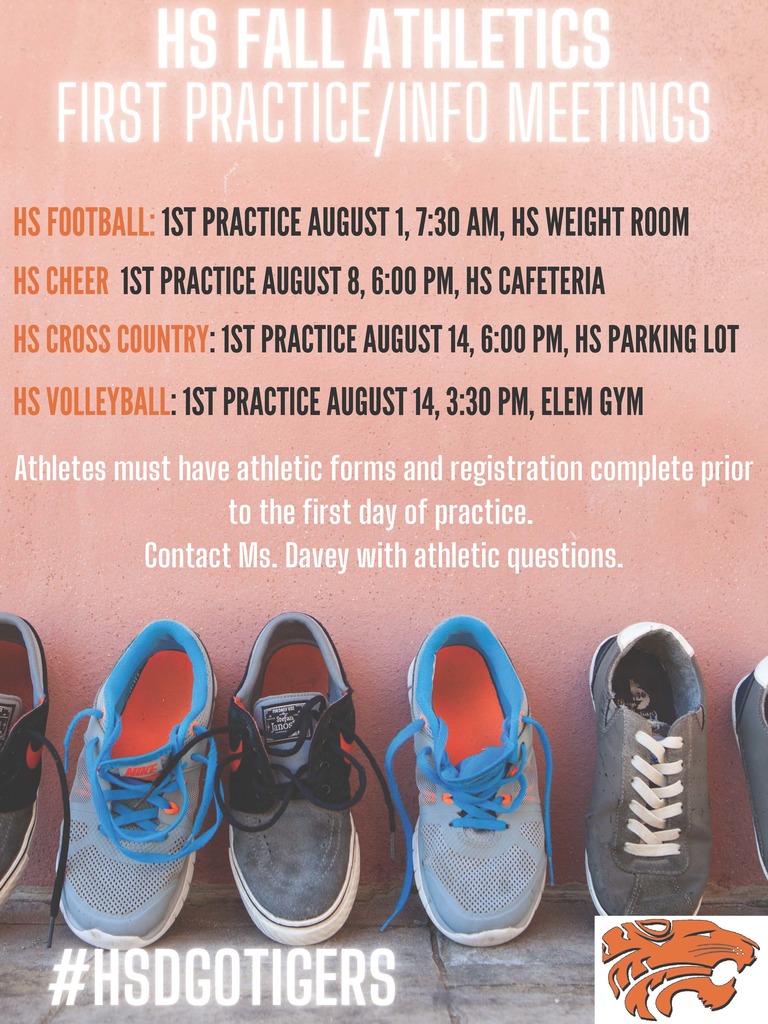 HS Fall athletics first practices